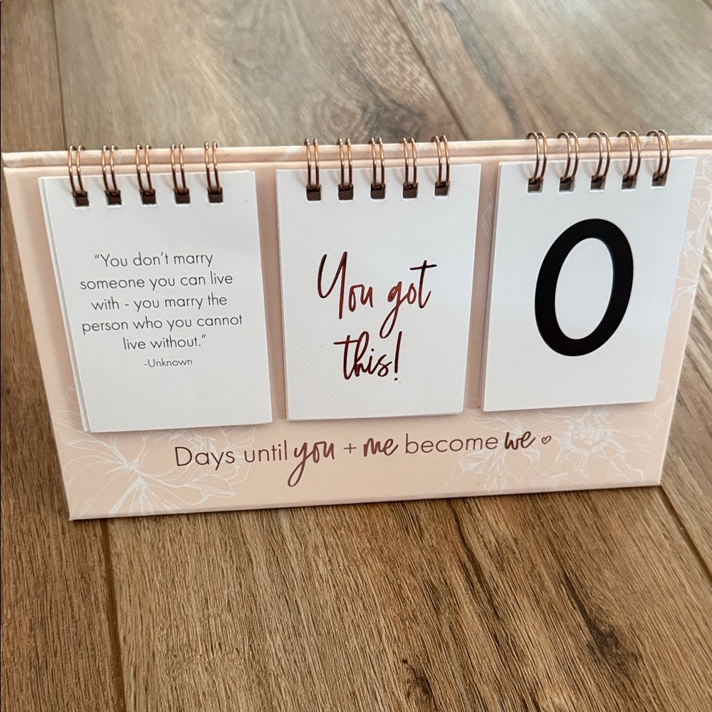 Wedding Countdown Calendar